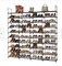 Standing 10 Tier 80 Pairs Shoe Rack Organizer Storage Shelf Home Saving